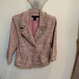 Arden B Pink/Multicolored Blazer